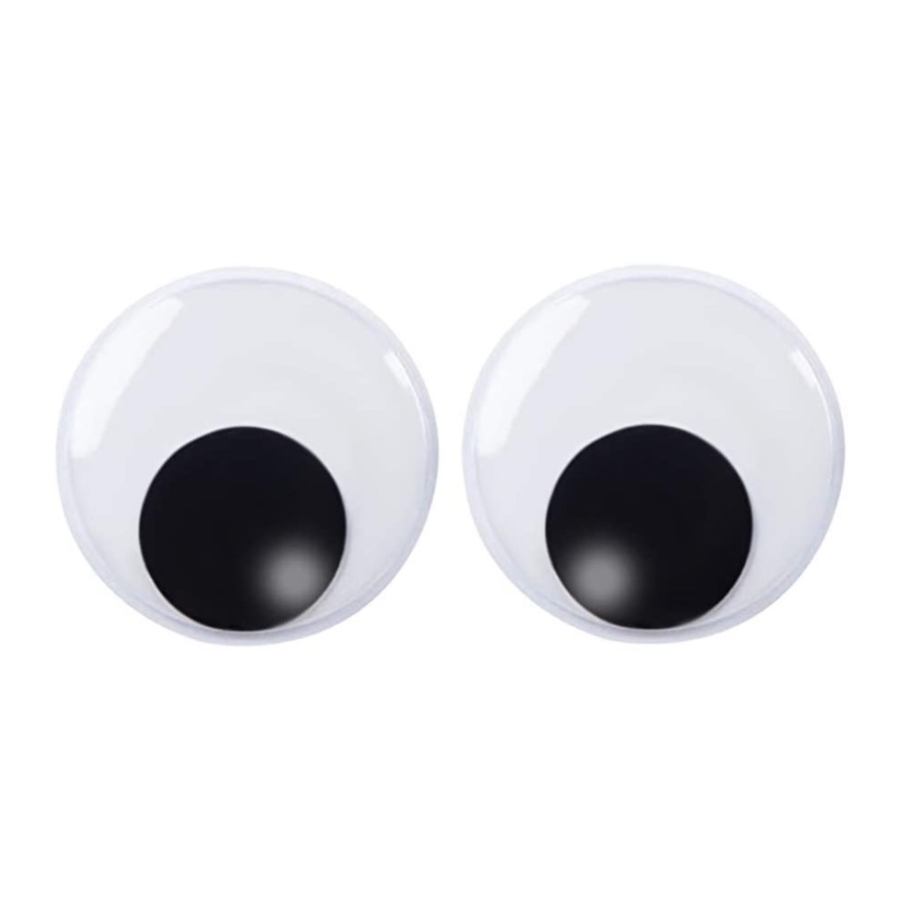 👀 Giant Googly Eyes Plastic Wiggle 👀 w Self Adhesive NWT